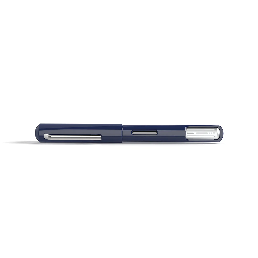 Endless Captiva Torque-Filler Fountain Pen - Deep Ocean Chrome - Image 4