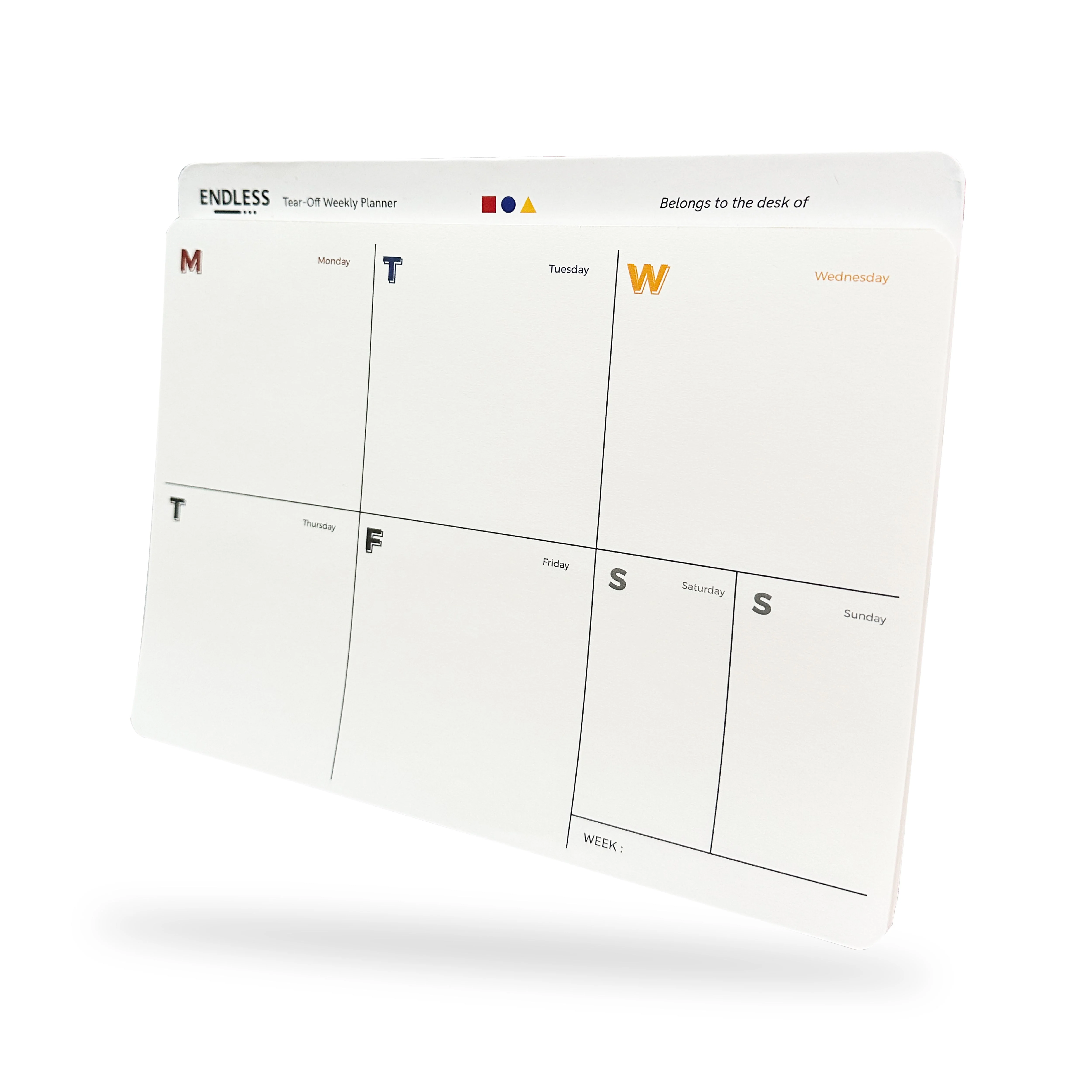 Endless LABS.14 Creative Block- WEEKLY Tear-Off Notepads - 70 Sheets - Image 3