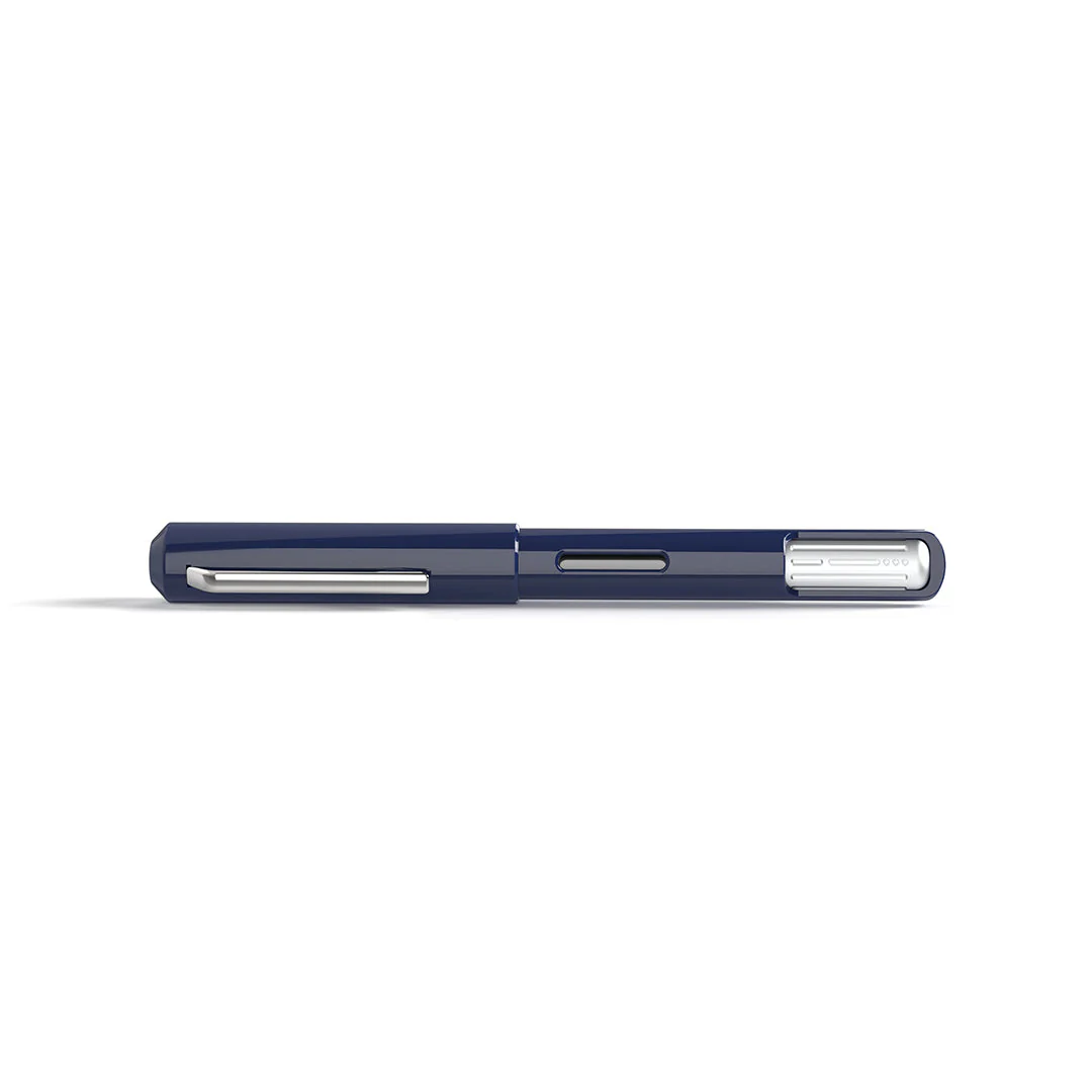 Endless LABS.12 Captiva ADVANCED Torque-Filler Fountain Pen - Deep Ocean Chrome - Image 5