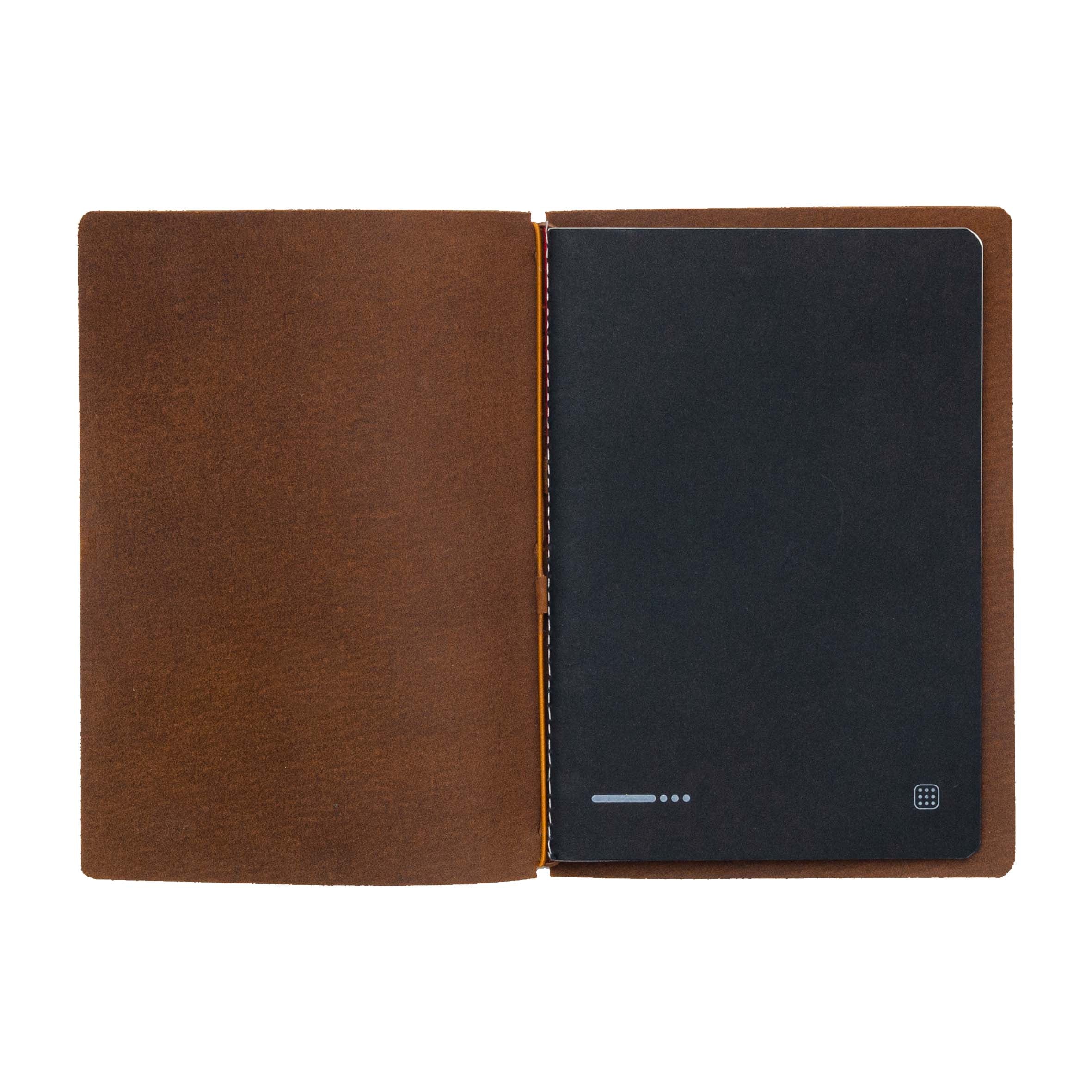 Explorer - Refillable Leather Journal Regalia Paper - Brown - Image 5