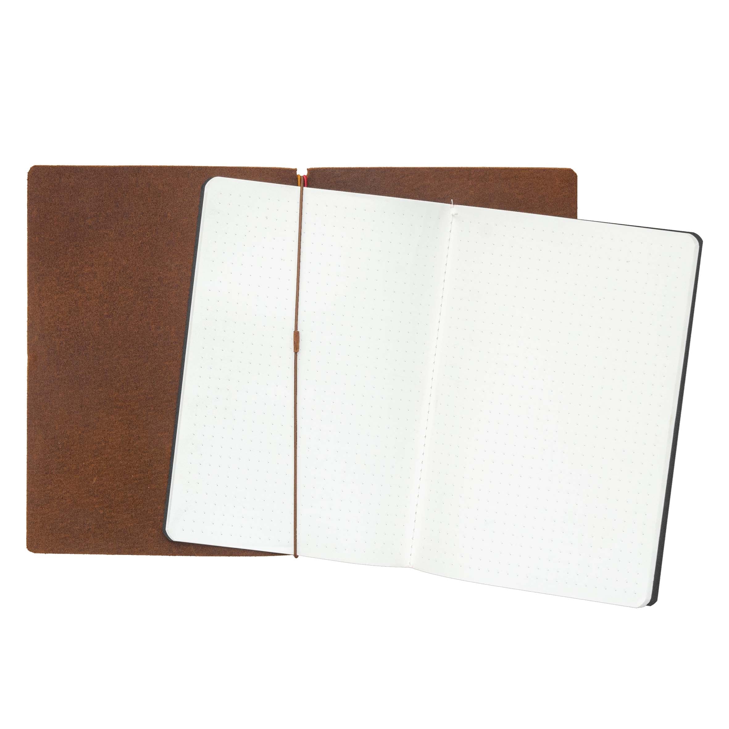 Explorer - Refillable Leather Journal Regalia Paper - Brown - Image 6