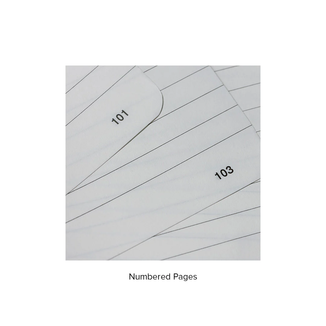 Recorder Notebook - Deep Ocean - Regalia Paper - A5 - Image 11