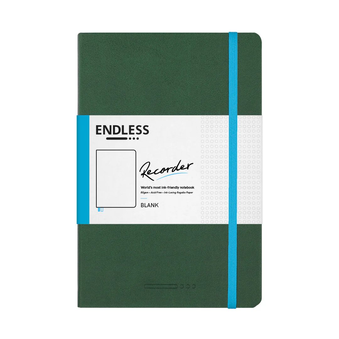 Recorder Notebook - Forest Canopy - Regalia Paper - A5 - Image 4