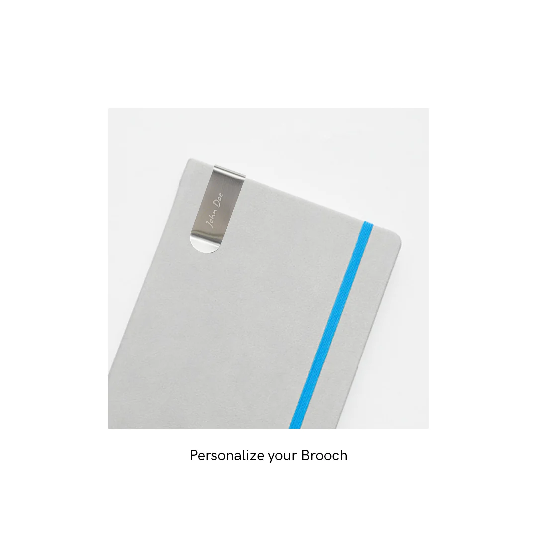 Recorder Notebook -  Mountain Snow - Regalia Paper - A5 - Image 8